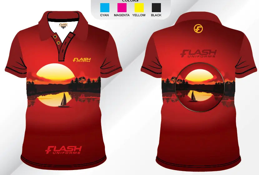 Custom Sublimated Camping Polo Shirt SP35 Sublimation